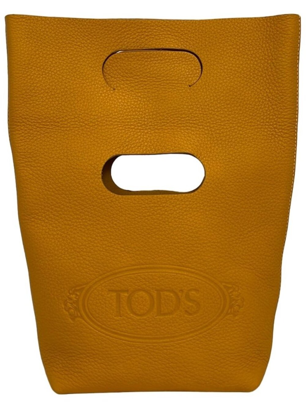 TOD'S Orange Leather Handbag
